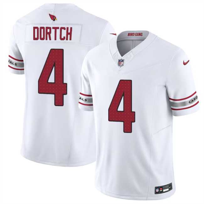 Men & Women & Youth Arizona Cardinals #4 Greg Dortch White 2024 F.U.S.E. Vapor Untouchable Limited Stitched Jersey Dzhi->arizona cardinals->NFL Jersey